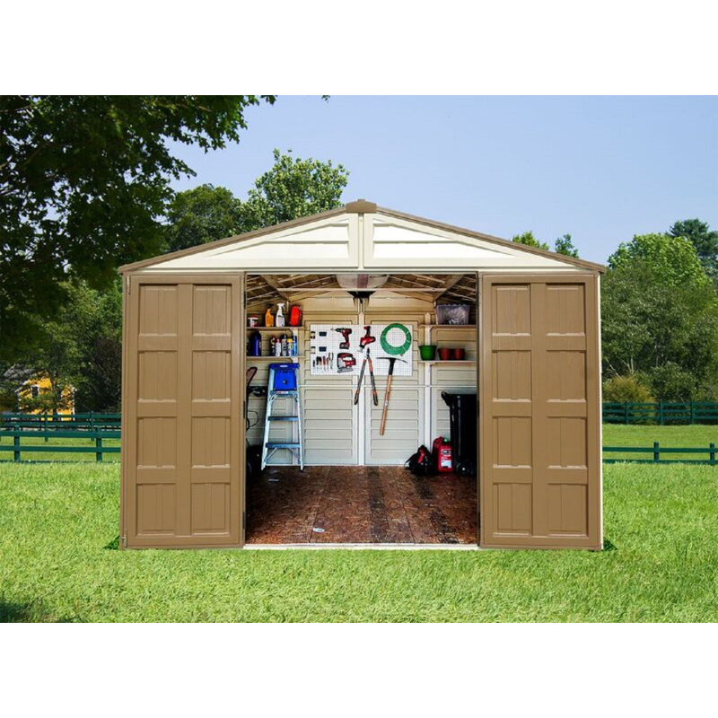 Duramax Woodbridge Plus 10.5 ft. W x 8 ft. D Plastic Storage Shed